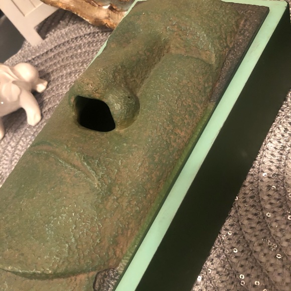 Primitive Stone face Tissue Box Holder Tiki island face novelty tissue A… - Picture 11 of 12